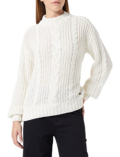 Garcia Damen Pullover, Off White, L von Garcia