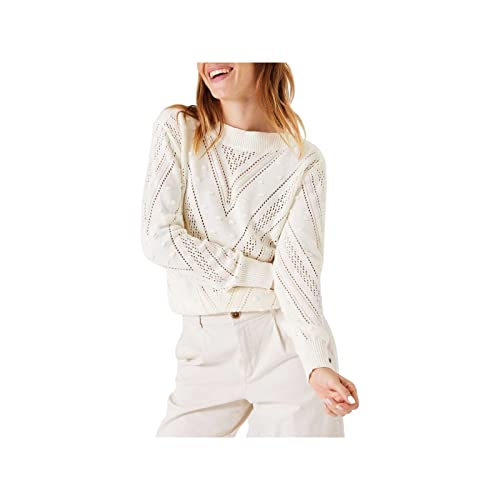 Garcia Damen Pullover, Off White, M von Garcia