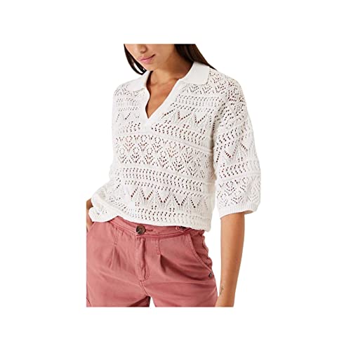 Garcia Damen Pullover, Off White, S von Garcia