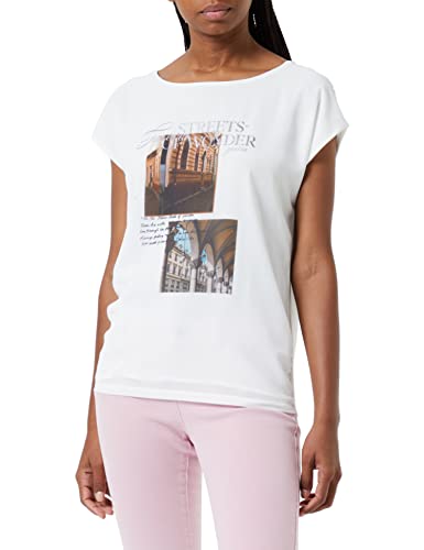 Garcia Damen S20007-53 T-Shirt, Off White, L von Garcia