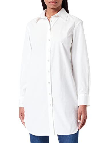 Garcia Damen Shirt Long Sleeve Bluse, Off White, XS von GARCIA DE LA CRUZ