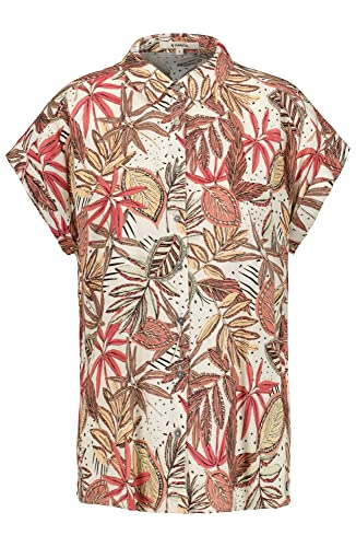 Garcia Damen Shirt Short Sleeve Bluse, Rouge red, XS von Garcia