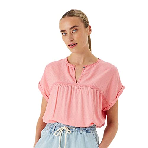 Garcia Damen Shirt Short Sleeve Bluse, Sunrise pink, S von Garcia