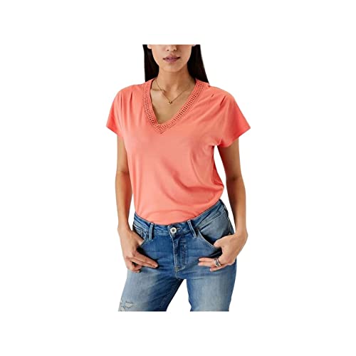 Garcia Damen Short Sleeve T-Shirt, Emberglow, XL von GARCIA DE LA CRUZ