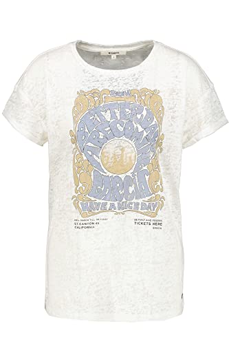 Garcia Damen Short Sleeve T-Shirt, Off White, L von Garcia