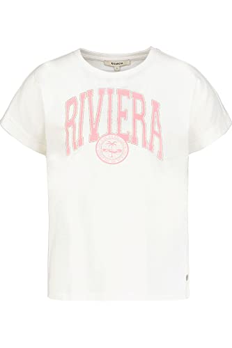 Garcia Damen Short Sleeve T-Shirt, Off White, XL von Garcia
