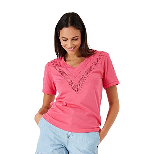 Garcia Damen Short Sleeve T-Shirt, Rouge red, S von Garcia