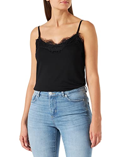 Garcia Damen Singlet Trägershirt/Cami Shirt, Black, L von Garcia