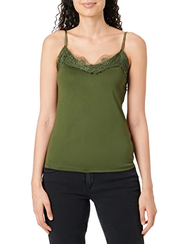 Garcia Damen Singlet Trägershirt/Cami Shirt, Forest fern, M von GARCIA DE LA CRUZ