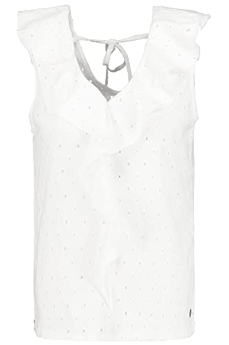 Garcia Damen Singlet Trägershirt/Cami Shirt, Off White, L von GARCIA DE LA CRUZ