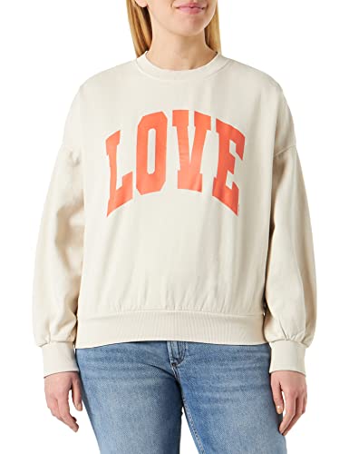 Garcia Damen Sweater Sweatshirt, Whitecap, S von Garcia