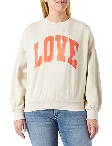 Garcia Damen Sweater Sweatshirt, Whitecap, XS von Garcia