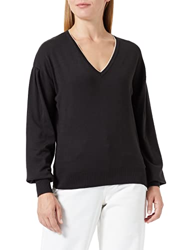 Garcia Damen T20243_Ladies Pullover, Black, S von Garcia