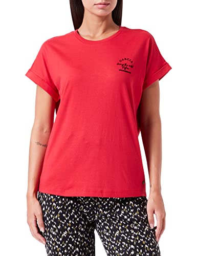 Garcia Damen U20003-8054 T-Shirt, red Lips, M von Garcia