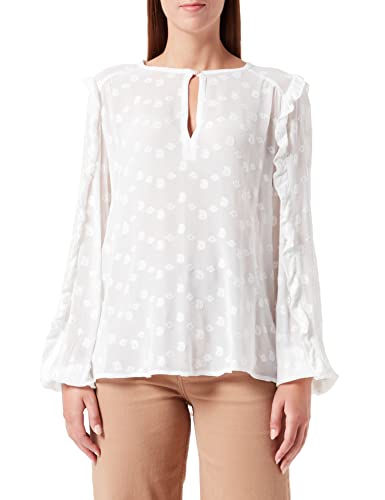 Garcia Damen U20034-53 Bluse, Off White, L von Garcia