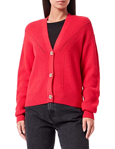 Garcia Damen U20054_Ladies Cardigan Pullover, red Lips, L von Garcia