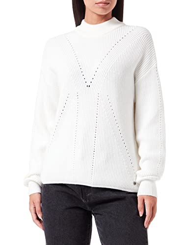 Garcia Damen U20055_Ladies Pullover, Off White, M von Garcia