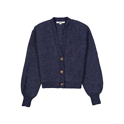 Garcia GmbH Mädchen Cardigan Knit Pullover, Blue Heather, 176 von GARCIA DE LA CRUZ