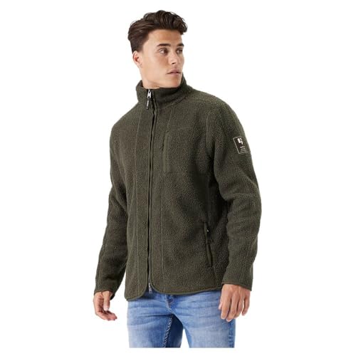 Garcia Herren Colbert + Gilet Sweatshirt, Dark Green, XL von Garcia