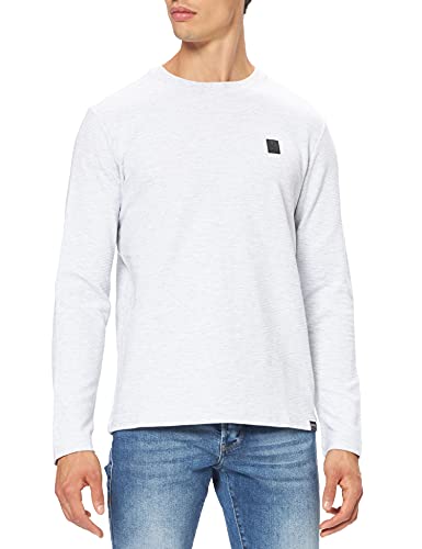 Garcia Herren H11216 Sweatshirt, White Melee, L von Garcia