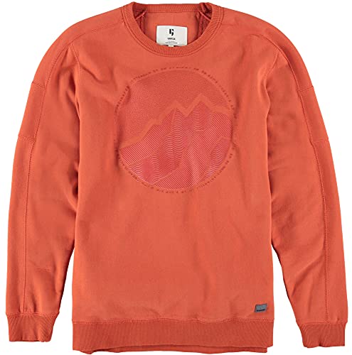 Garcia Herren I91064 Sweatshirt, Orange (Storm Orange 2729), Medium (Herstellergröße: M) von GARCIA DE LA CRUZ