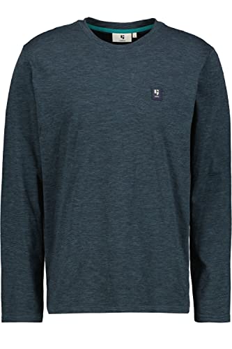 Garcia Herren Long Sleeve T-Shirt, Petrol Green, 3XL von Garcia