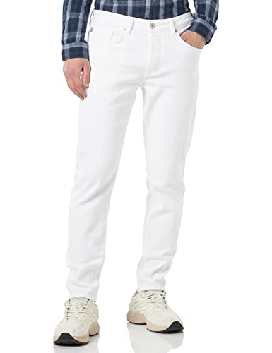 Garcia Herren Pants Denim Jeans, White, 28 von Garcia