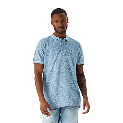 Garcia Herren Polo Polohemd, Dusty Blue, M von Garcia