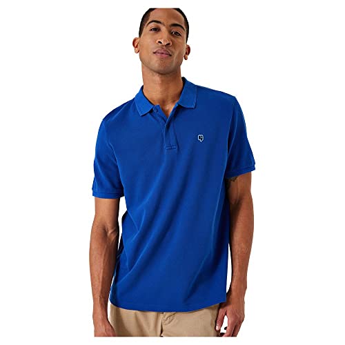 Garcia Herren Polo Polohemd, Vibrant Blue, L von Garcia