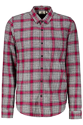 Garcia Herren Shirt Long Sleeve Hemd, Raspberry, XL von Garcia