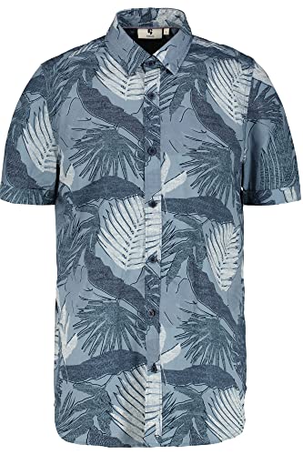 Garcia Herren Shirt Short Sleeve Hemd, Stone Blue, XL von Garcia