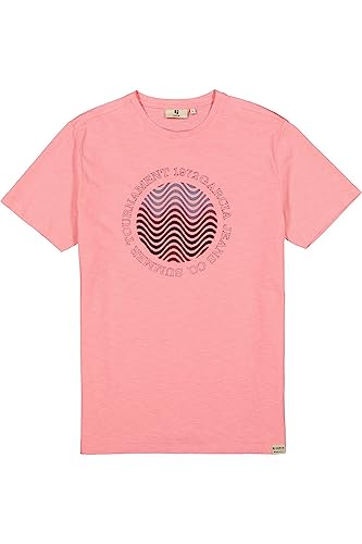 Garcia Herren Short Sleeve T-Shirt, Bright Coral, L von Garcia