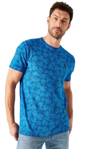 Garcia Herren Short Sleeve T-Shirt, Lagoon, XL von Garcia