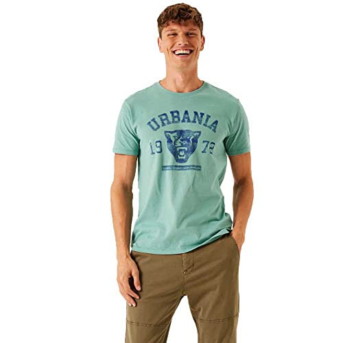 Garcia Herren Short Sleeve T-Shirt, Seafoam, XXL von Garcia