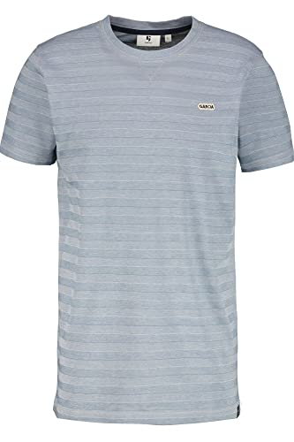 Garcia Herren Short Sleeve T-Shirt, Stone Blue, L von Garcia