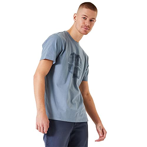 Garcia Herren Short Sleeve T-Shirt, Stone Blue, M von GARCIA DE LA CRUZ