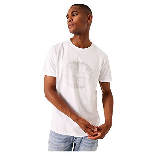 Garcia Herren Short Sleeve T-Shirt, White, 3XL von Garcia