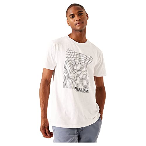 Garcia Herren Short Sleeve T-Shirt, White, M von Garcia