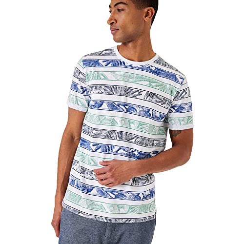 Garcia Herren Short Sleeve T-Shirt, White, M von Garcia