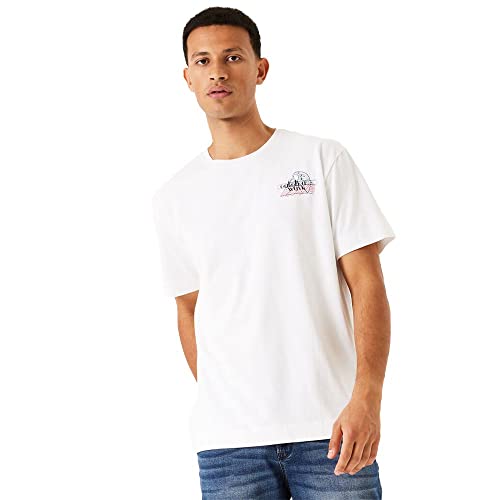 Garcia Herren Short Sleeve T-Shirt, White, XL von Garcia