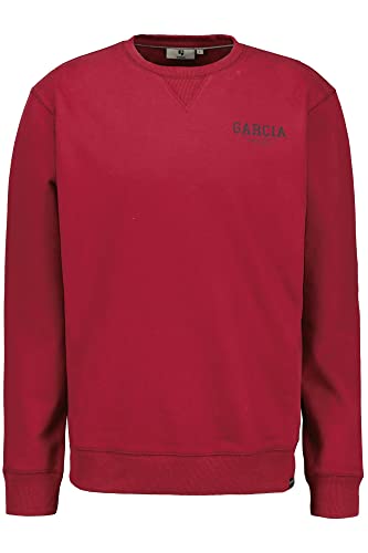 Garcia Herren Sweater Sweatshirt, Raspberry, 3XL von Garcia