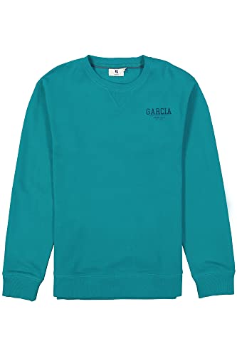 Garcia Herren Sweater Sweatshirt, Teal, 3XL von Garcia