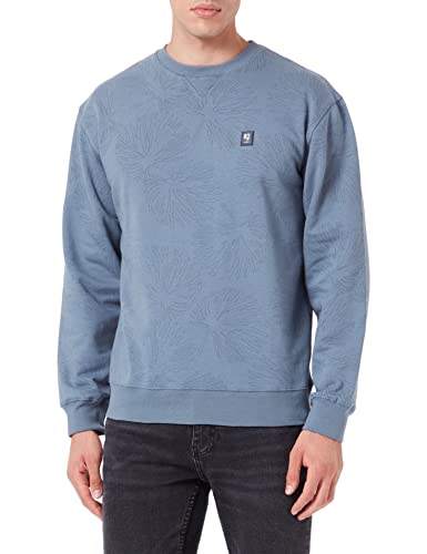 Garcia Herren U21265_Men`s Sweat Sweatshirt, Oil Blue, S von Garcia