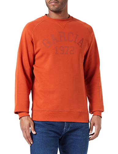 Garcia Herren U21266_Men`s Sweat Sweatshirt, Cinnamon, XL von Garcia