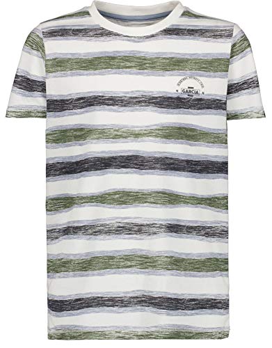 Garcia Jungen B13603 T-Shirt, Off White, 140/146 von Garcia