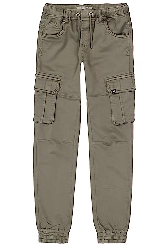 GARCIA Jungen Cargohose Schlupfbund, Größe:128, Farbe:deep Army von GARCIA