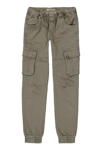 Garcia Jungen Cargohose Schlupfbund, Größe:176, Farbe:deep Army von GARCIA