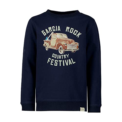 Garcia Jungen Sweater Sweatshirt, Dark Moon, 116/122 von Garcia