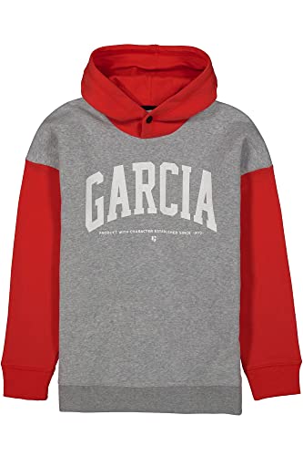 Garcia Jungen Sweater Sweatshirt, Grey Melee, 140/146 von Garcia