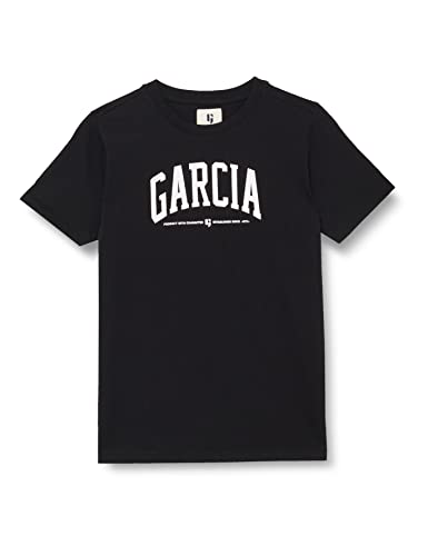 Garcia Jungen Z3035 T-Shirt, Off Black, 128/134 von Garcia